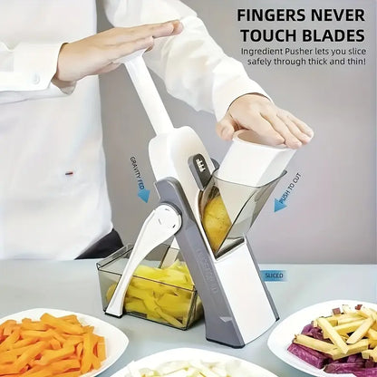 5-in-1 Multi-Functional Vegetable Slicer And Grater