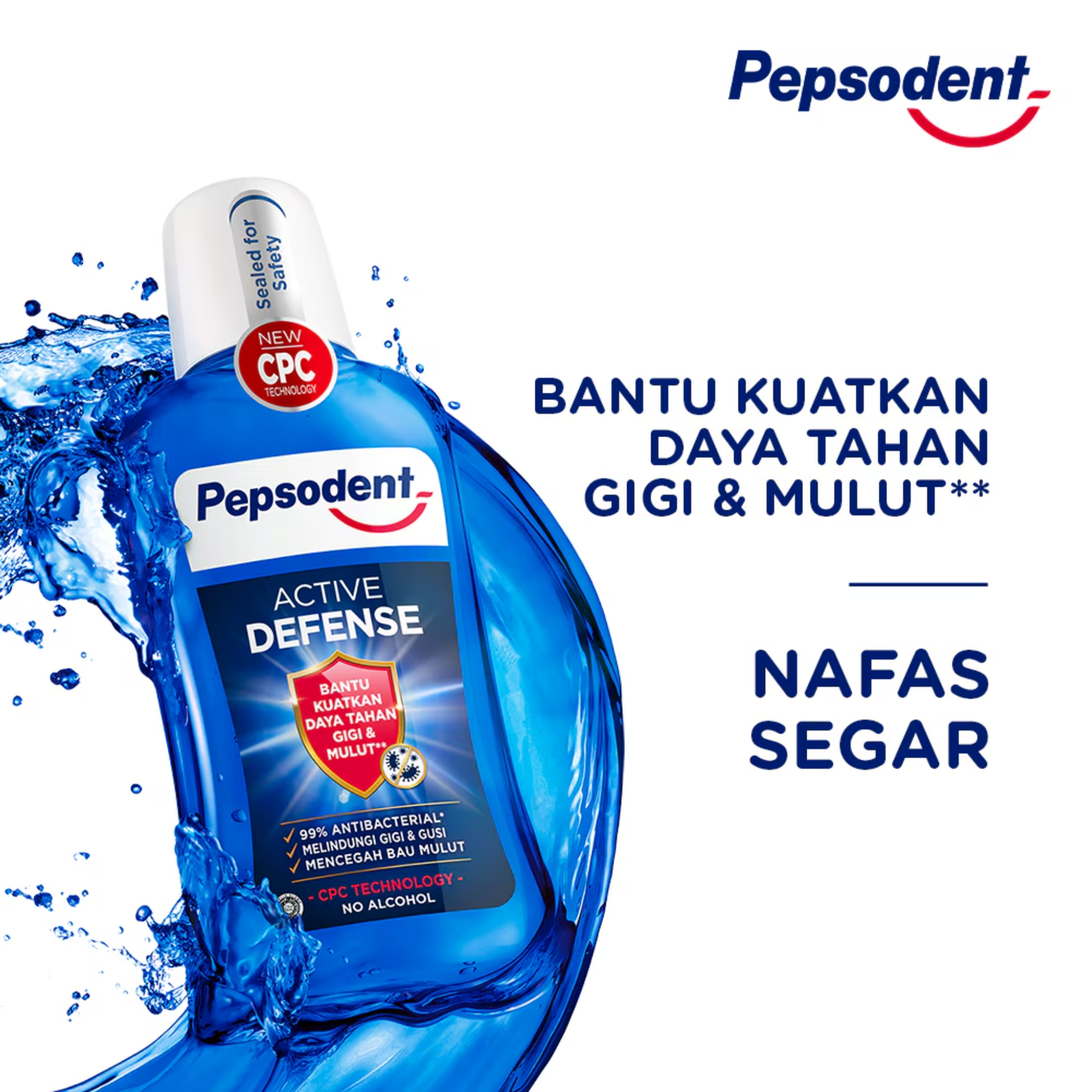 Pepsodent Active Defense Mouth Wash (300ml)