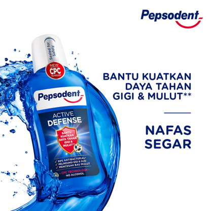 Pepsodent Active Defense Mouth Wash (300ml)