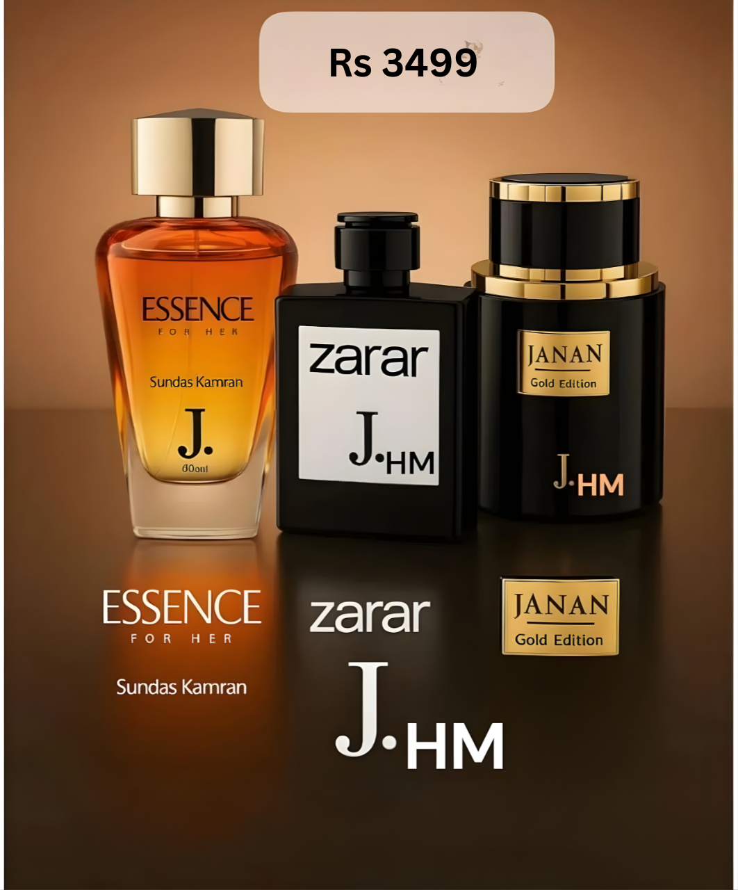 Pack of 3 Perfume - Janan Zarar Essence