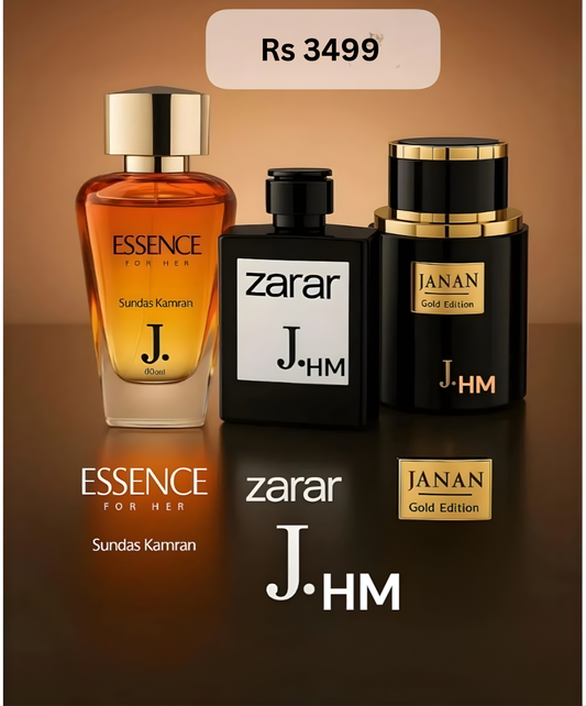 Pack of 3 Perfume - Janan Zarar Essence
