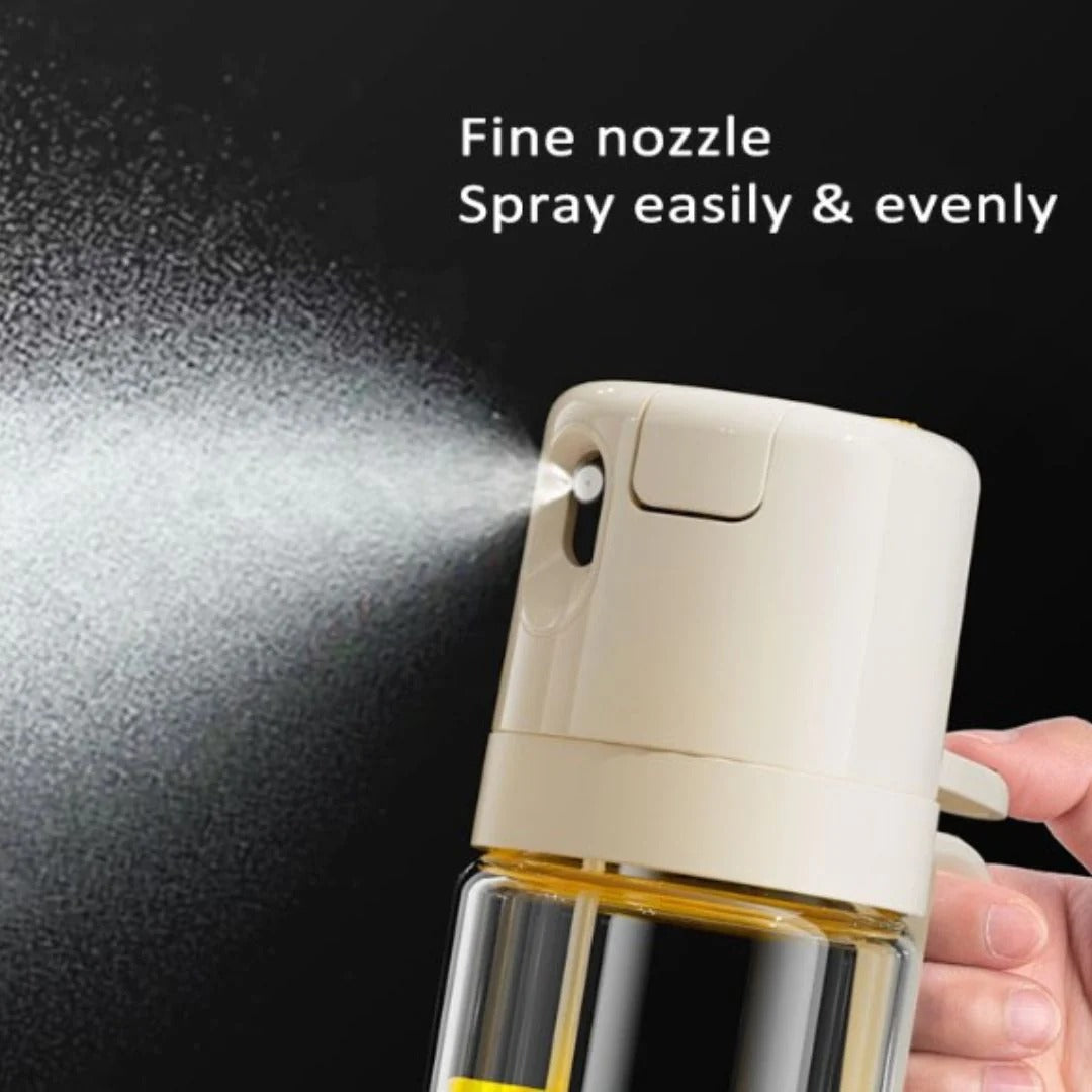 2-in-1 Spray And Pour Oil & Sauce Dispenser/ Pot / Kettle / Bottle 550ml